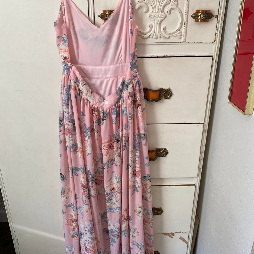 Light pink Miss California open back Dress - Picture 4 of 5